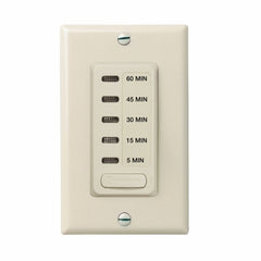 INTERMATIC Intermatic EI205LA Electronic Countdown Timer Auto Shut-Off In-Wall 5/15/30/45/60 Minute