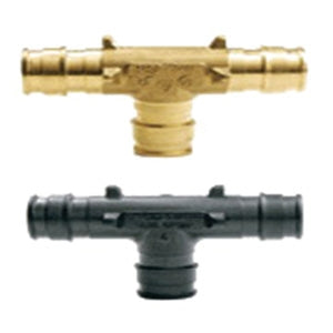 UPONOR Uponor Wirsbo LF4705050 ProPEX 1/2 Inch x 1/2 Inch x 1/2 Inch PEX Lead-Free Brass Tee