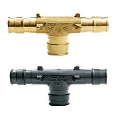 UPONOR Uponor Wirsbo LF4705050 ProPEX 1/2 Inch x 1/2 Inch x 1/2 Inch PEX Lead-Free Brass Tee