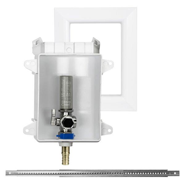 SIOUX CHIEF Sioux Chief 696-G1010XF OxBox 1/2 inch 1/4 inch PEX Ice Maker Outlet Box