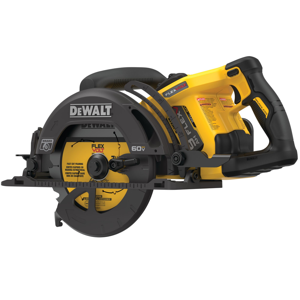 DEWALT DeWalt DCS577X1 FLEXVOLT 60V MAX 7-1/4 in. Cordless Worm Drive Style Saw 9.0Ah Battery Kit