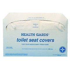HOSPECO HG5000 Health Gards Toilet Seat Cover - Half Fold, White