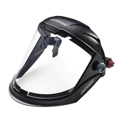 JACKSON SAFETY Jackson Safety 14203 MAXVIEW Series Premium Face Shields with Slotted Hard Hat Adaptor Clear Anti-Fog 9 in H x 13-1/4 in L