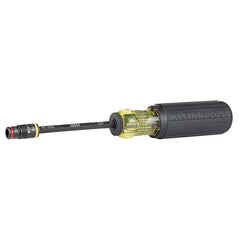 Klein Tools 32910 Impact Flip Socket Set, 7-in-1 includes 3 Flip Sockets, 1/4 Bit Holding Feature & Quick-Connect Handle