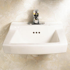 AMERICAN STANDARD American Standard 0124131.020 Comrade 20 x 18-1/4 in. Rectangular Wall Mount Bathroom Sink in White