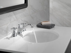 DELTA FAUCET Delta Faucet H295 Bathroom Faucet Handle Set Deck Mount Chrome