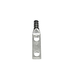COLOR-KEYED 54862BE Copper Two-Hole Lug Long Barrel Up to 35kV Wire Size 2/0 AWG Bolt Size 1/2 Inch Hole Spacing 1-3/4 Inch