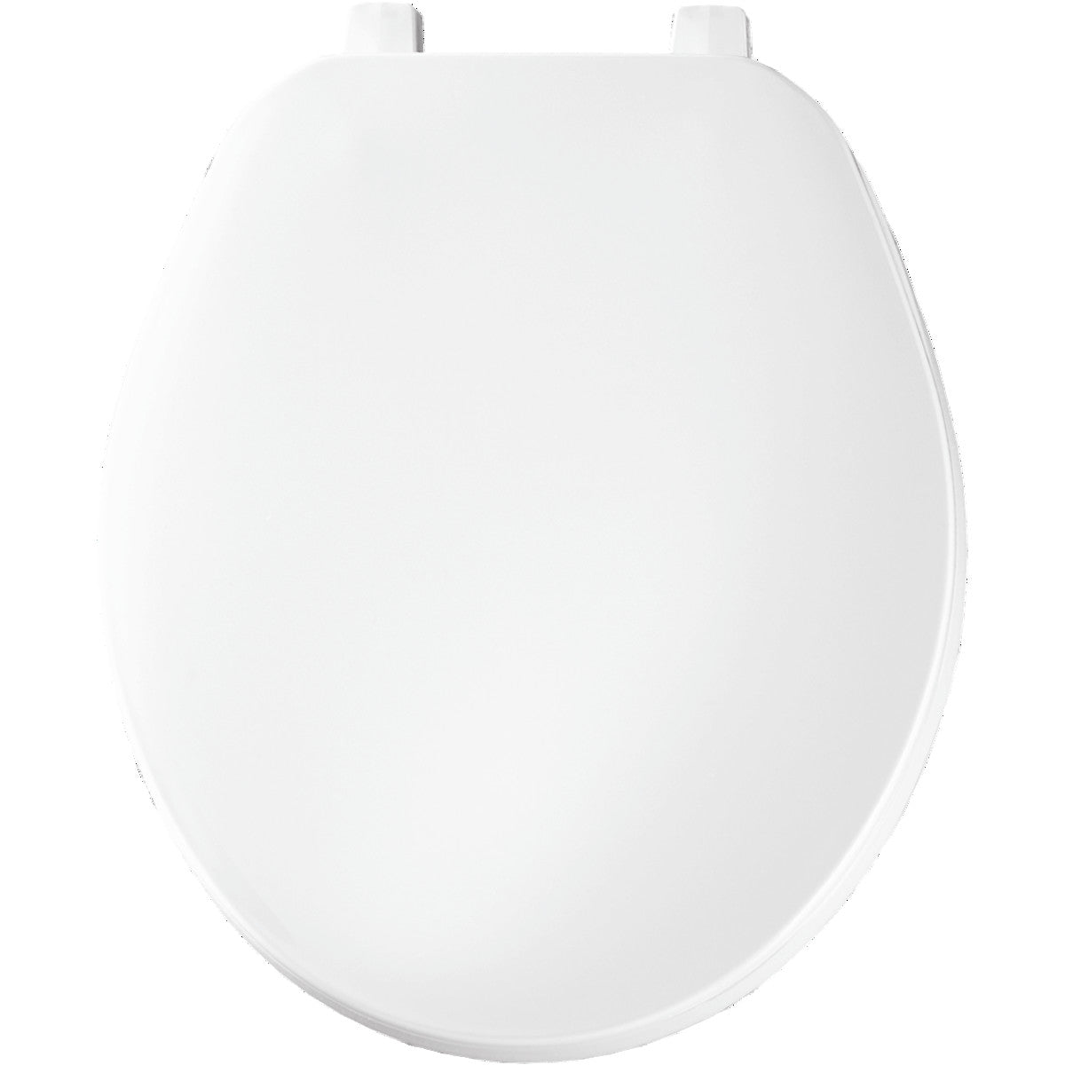 BEMIS Bemis 70000 Plastic Toilet Seat With Cover, Round Closed Front, Top-Tite Hinge, White