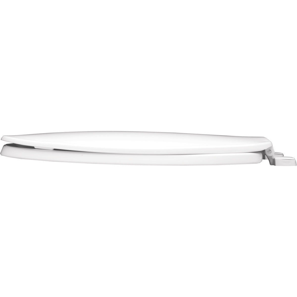 BEMIS Bemis 70000 Plastic Toilet Seat With Cover, Round Closed Front, Top-Tite Hinge, White
