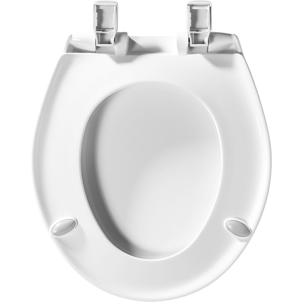 BEMIS Bemis 200E4-390 Affinity Round Plastic Toilet Seat Cotton White Replacement MPN