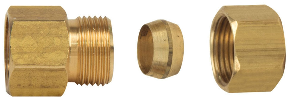 BRASSCRAFT BrassCraft 462-6-6X 3/8 x 3/8 Female Flare x Compression Adapter
