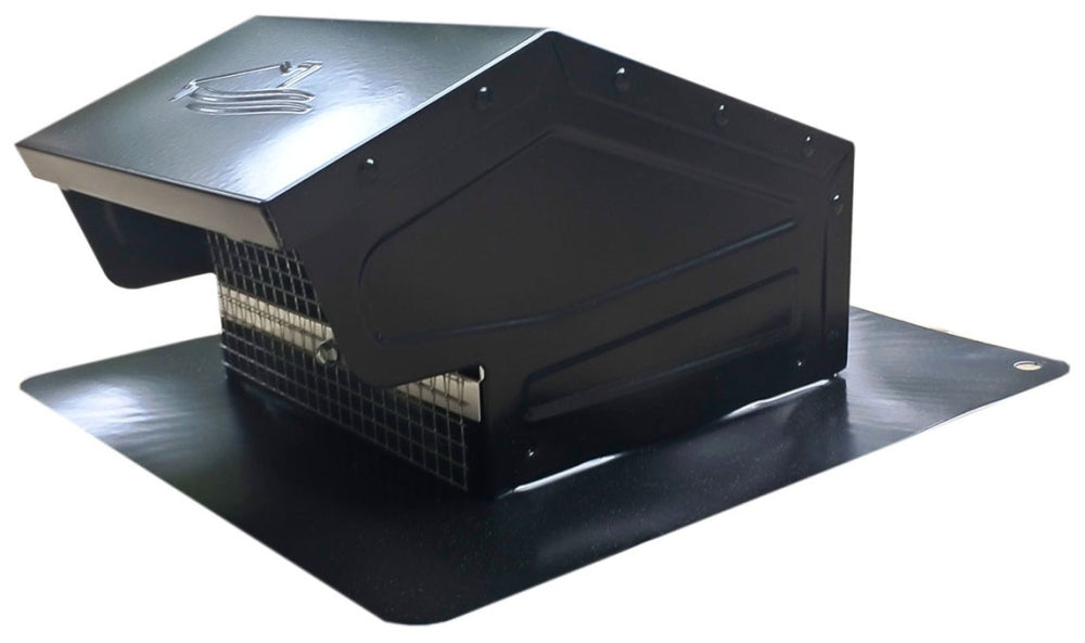 BUILDERS BEST Builder's Best 012639 Roof Vent Hood 7 Diameter Black Powder Coated