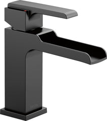 DELTA FAUCET Delta Faucet 568LF-BLMPU Ara® Single Handle Monoblock Bathroom Sink Faucet in Matte Black