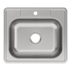 Dayton DSE125221 Dayton Elite 25 x 22 in. 1 Hole Stainless Steel Single Bowl Drop-in Kitchen Sink in Elite Satin