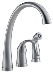 DELTA FAUCET Delta Faucet 4380-AR-DST Single Handle Kitchen Faucet with Side Spray