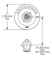 DELTA FAUCET Delta Faucet T14178-LHP Tub Trim Monitor 14 Series