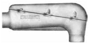 APPLETON Appleton LBDN350-M Unilet Pulling Fitting 3-1/2 Inch Hub