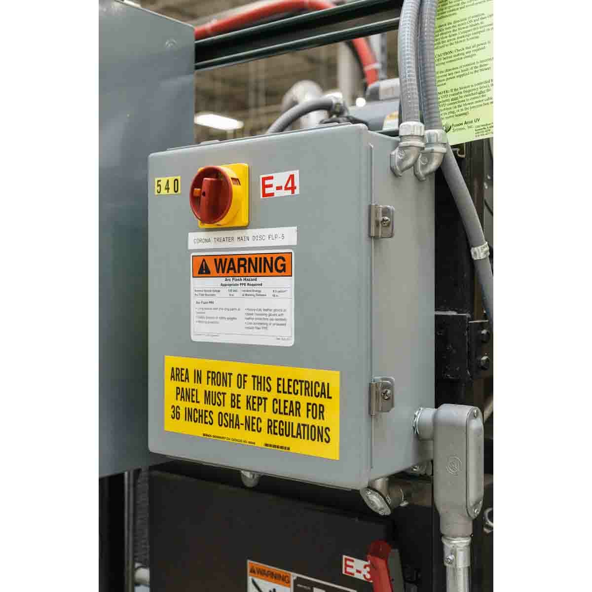 BRADY Brady B30-25-595-ANSIWA Label WARNING Vinyl 4 in x 6 in 175/RL