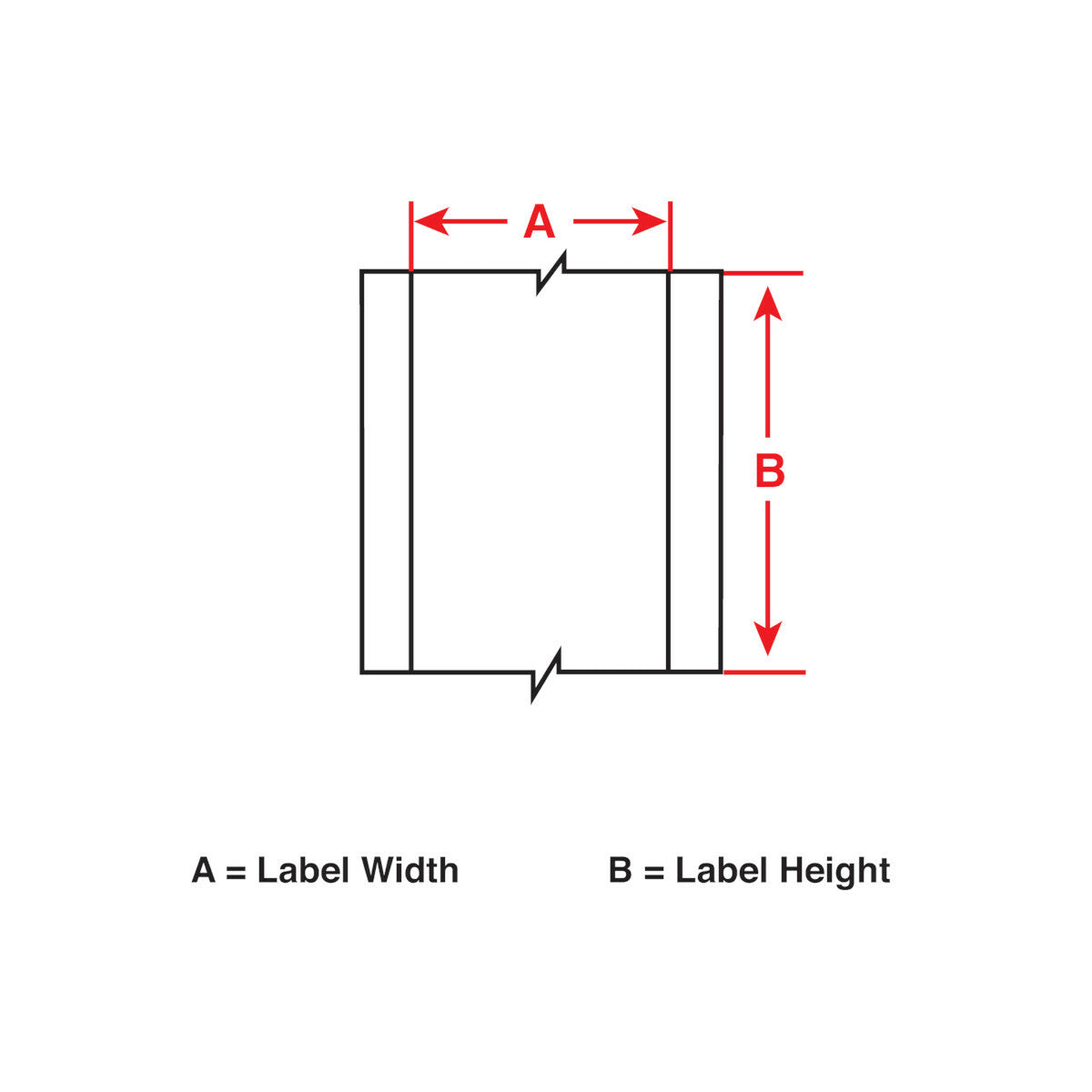 BRADY Brady J20C-2250-2595 J20 Label Vinyl 2.25 in x 100 ft WT