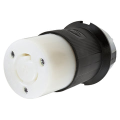 HUBBELL Hubbell HBL2313 20A 125V Twist-Lock INSULGRIP Black & White Nylon Connector Body