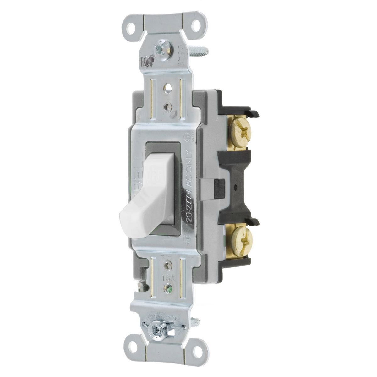 HUBBELL WIRING Hubbell Wiring Device-Kellems CS115W 15A 120/277V SP Toggle Switch