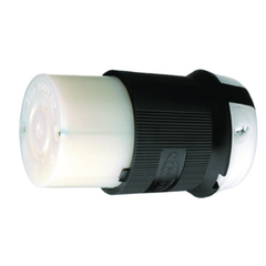 HUBBELL Hubbell Wiring Device-Kellems HBL2423 20A 3Ph 250V AC Twist-Lock INSULGRIP Black Nylon Connector Body
