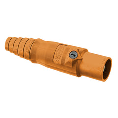 Hubbell HBL400MO Single Pole 400A Male Plug Orange