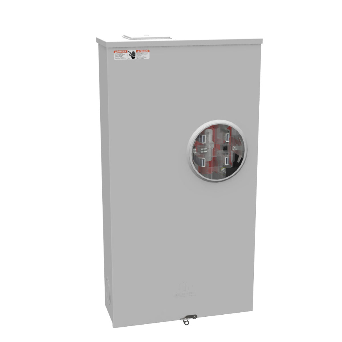 MILBANK Milbank U2448-X Single Position Meter Socket 320 Amp 1 Phase Ringless Lever 4 Term OH UG 600V Side Bussed