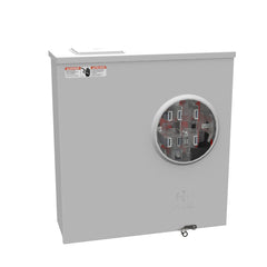 MILBANK Milbank U4184-X Single Position Meter Socket 200 Amp 3 Phase Ringless Lever 7 Term OH and UG with Side Wireway 600V