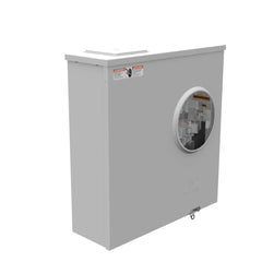 MILBANK Milbank U4184-X Single Position Meter Socket 200 Amp 3 Phase Ringless Lever 7 Term OH and UG with Side Wireway 600V