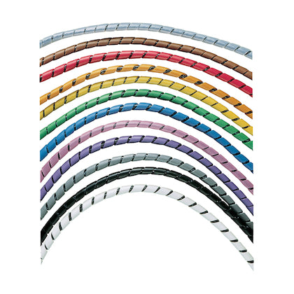 PANDUIT Panduit T38F-C Spiral Wrap Natural Polyethylene 0.38 IN Diameter 100 FT Roll