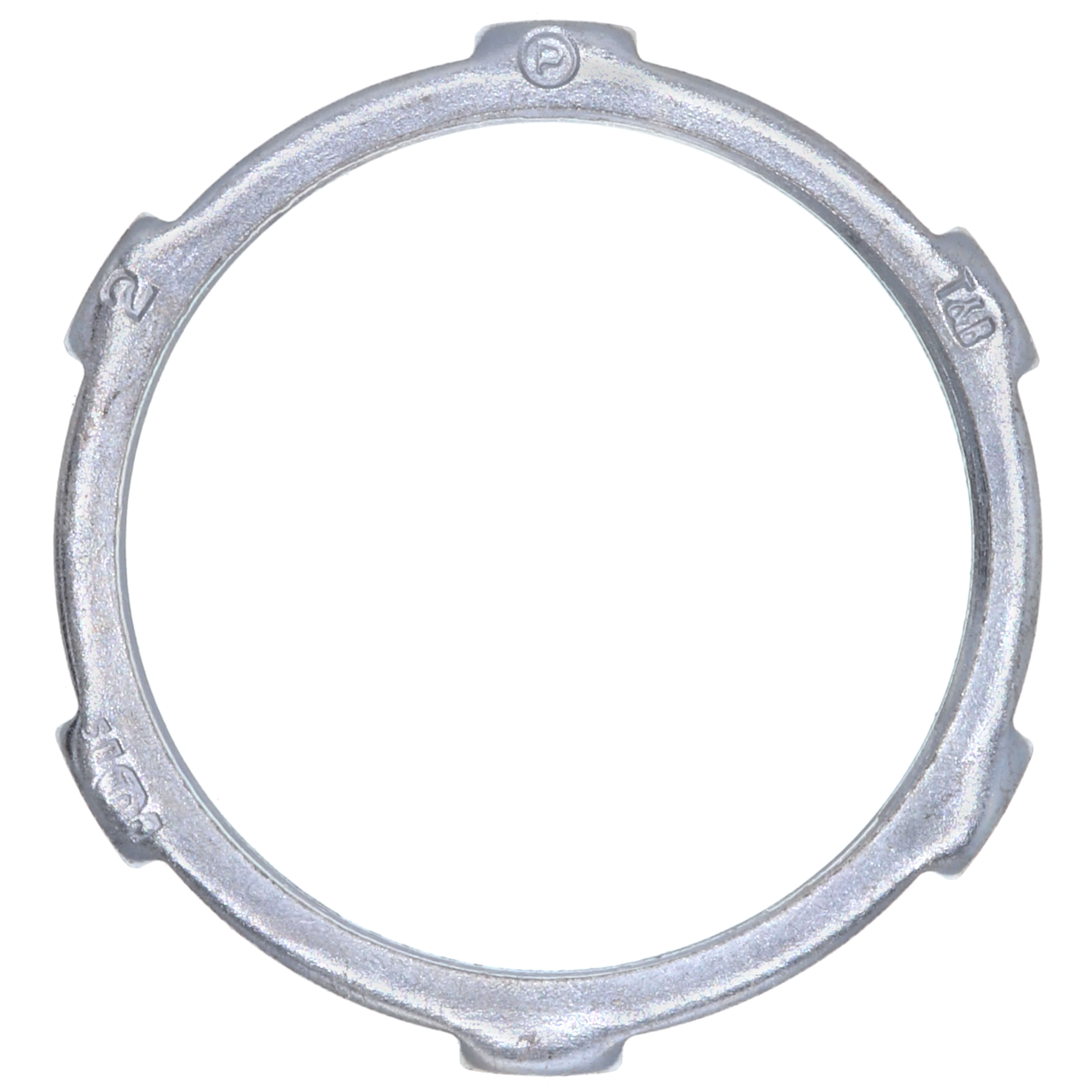STEEL CITY Steel City LN-106 2 Conduit Locknut - Steel/Zinc Plated