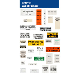 BRADY Brady BMP51 BMP®51 Label Printer, Thermal Transfer Print, 1.44 in W Tape, Rechargeable Lithium-Ion Battery/Optional AA Battery