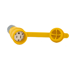 HUBBELL WIRING Hubbell HBL15W47A 15 Amp 125 Volt 2-Pole 3-Wire Straight Blade Connector