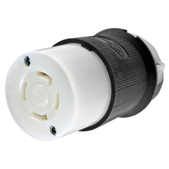 HUBBELL Hubbell HBL2723 30A 3Ph 250V AC Twist-Lock INSULGRIP Black & White Nylon Connector Body