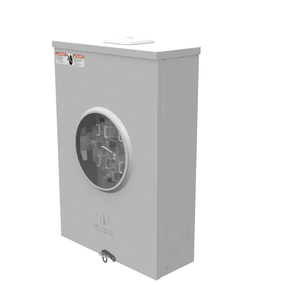 MILBANK Milbank U7423-RXL Single Position Meter Socket 200 Amp 3 Phase Ringless Lever 7 Term