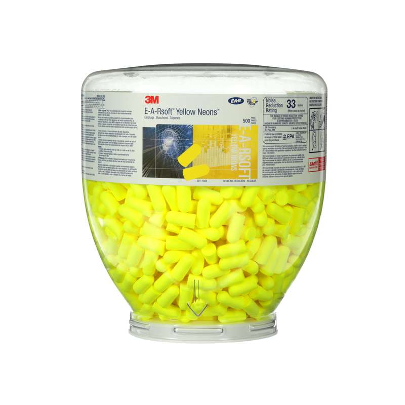 3M 3M 7000002305 E-A-Rsoft Earplugs, 33 dB Noise Reduction, Regular Size, 391-1004