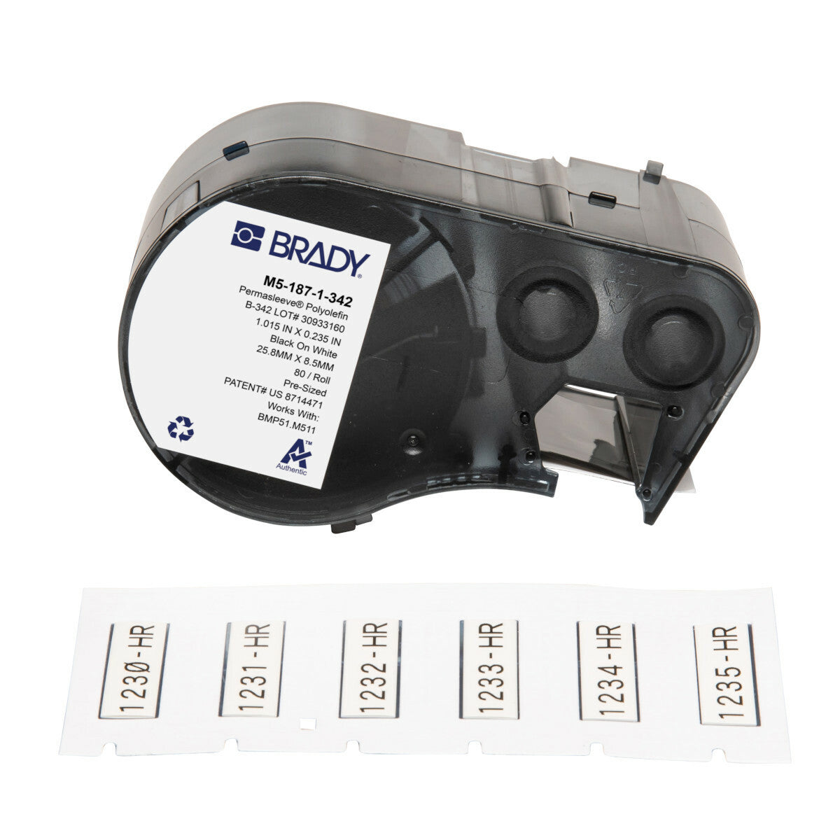 BRADY M5-187-1-342 GASKETS