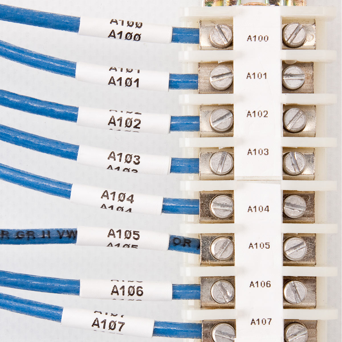 BRADY Brady M21-187-C-342 PermaSleeve Heat Shrink Tubing Cartridge Label, 7 ft L x 0.335 in W, Black on White