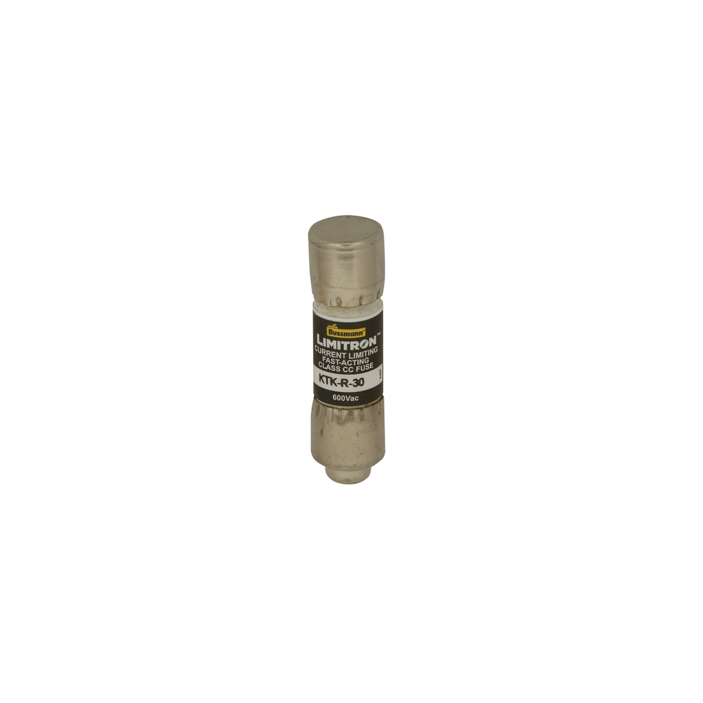 EATON Bussmann KTK-R-2-1/2 600V 2-1/2Amp Limitron Current-Limiting Fast-Acting Fuse Class-CC Non-Indicating Rejection Style 200kAIC