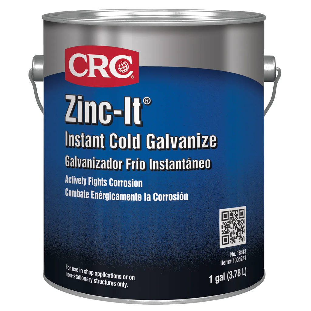 CRC INDUSTRIES CRC Industries 18413 Zinc-It Instant Cold Galvanize Zinc Rich Galvanize Coating 1 Gal