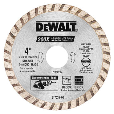 DEWALT DW4724 SAW BLADES