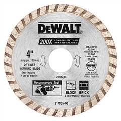 DEWALT DW4724 SAW BLADES