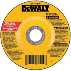 DEWALT DeWalt DW4542 Metal Cutting & Grinding Wheel 4-1/2 in 24 Grit 5/8-11