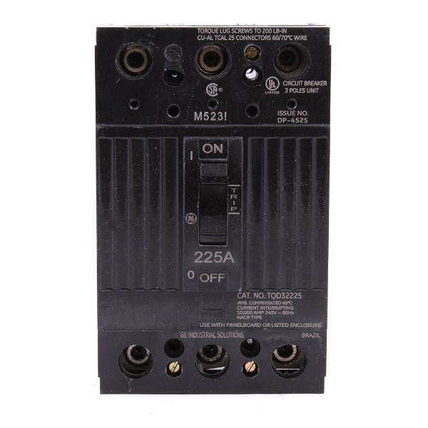 GENERAL ELECTRIC TQD32225WL CIRCUIT BREAKERS