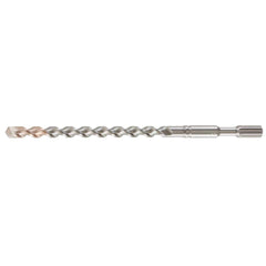 Milwaukee 48204076 2-Cutter Rotary Hammer Drill Bit 3/4 in 3/4 in Spline Shank 10 in D Cutting