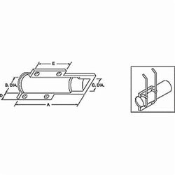 ABB ABB MSC250 Thomas & Betts Motor Stub Splice Insulator 600 VAC (100 ea)