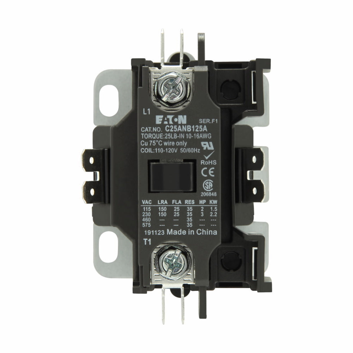 EATON C25ANB125A CONTACTORS