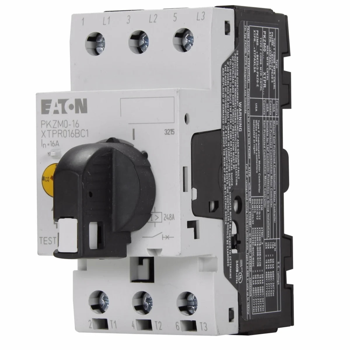 EATON Eaton XTPR016BC1 IEC Motor Control IEC Electronic Overload Relay 10-16A