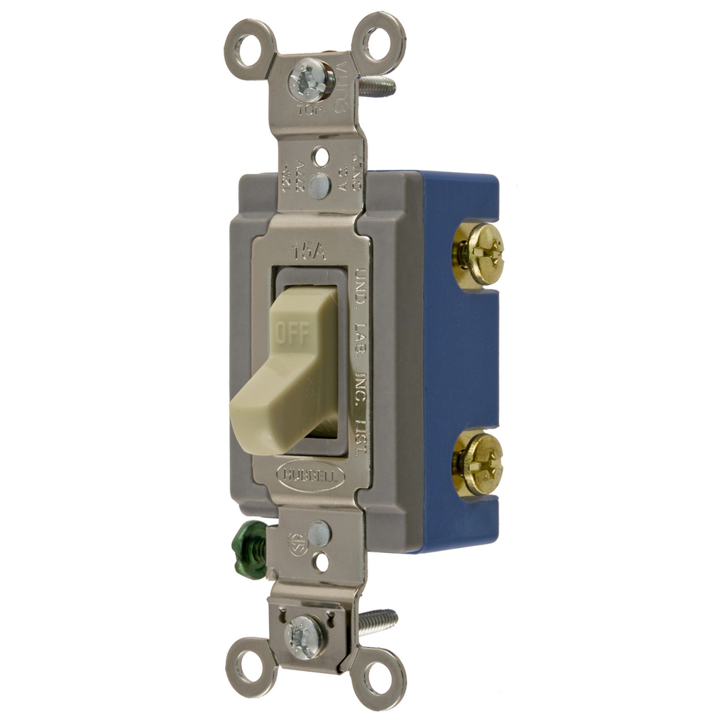 HUBBELL WIRING HBL1201I TOGGLE SWITCHES